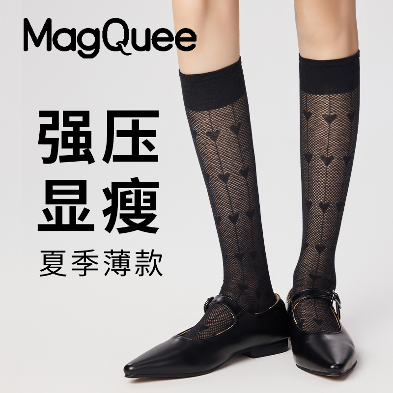 黑色袜子女款2025新款爆款jk袜长筒高筒凉感小腿袜ins潮日系韩版