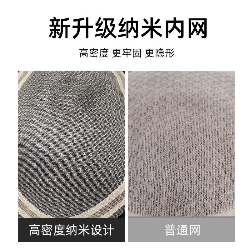 男士假发补发片纳米网秃顶假发男式全真发无痕轻薄头顶补发男短发