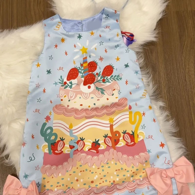 女童连衣裙儿童夏装2025新款y洋气公主风生日礼服裙宝宝超好看裙