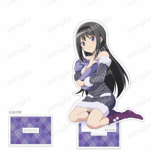 魔法少女小圆叛逆的物语家居服立牌鹿目圆晓美焰巴麻美亚克力立牌