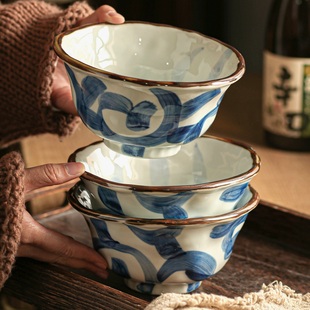 吃面条专用大碗7英寸面碗稀奇古怪盖浇饭碗餐碗泡面碗日式拉面碗