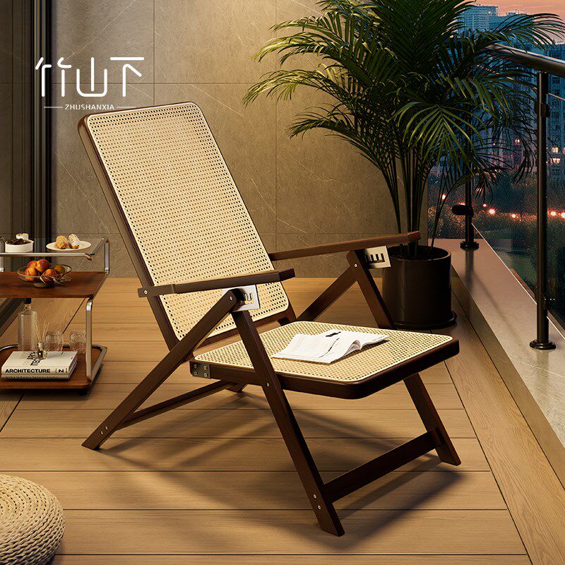 躺椅折叠午休坐躺睡三用椅老人专用靠椅舒服M久坐椅子夏天透气凉