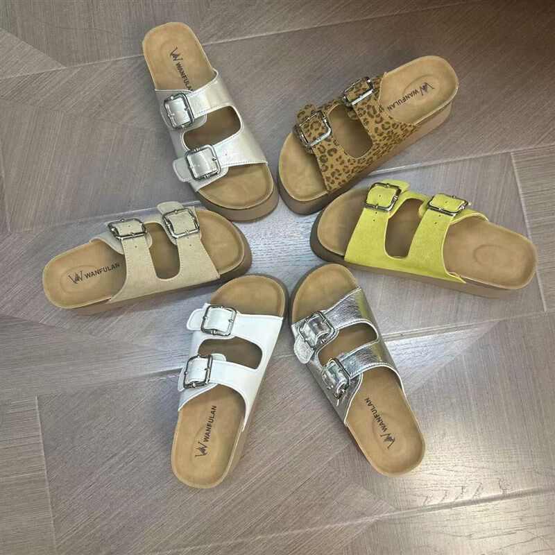 厚底增高6厘米拖鞋女o夏外穿2025新款小个子松糕底沙滩凉拖鞋女