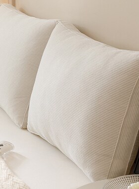 床头靠垫立体面包款床上软v包防撞灯芯绒靠背飘窗护腰靠枕可拆洗