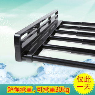 韩式室内衣架组合落地卧室铁艺实木衣架置物架配件可伸缩铁艺托盘