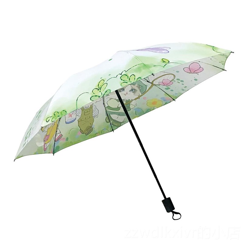 新款diy雨伞定制印图漫logo动图案片字照片礼可品广告晴雨伞订做