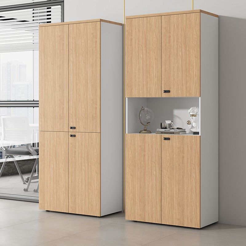 文件资料柜木质带锁保密简约储物收纳落地多层板式老板办公室书柜,商业/办公家具,办公储物柜,淘宝优惠券,粉丝福利购,淘宝优惠卷