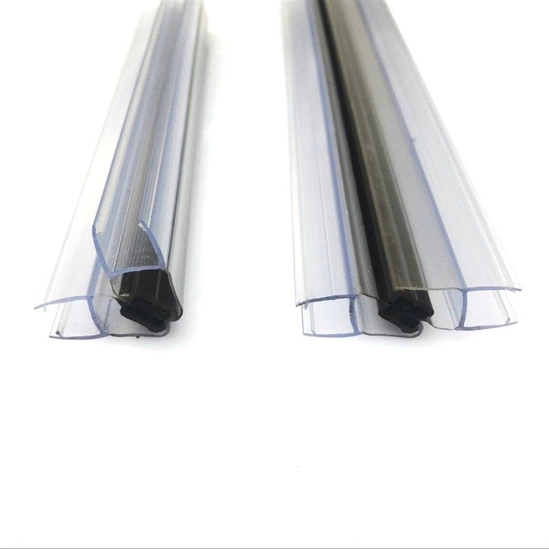 新款浴室无框玻璃门密封条门缝防风胶条淋浴房防水条阳台推拉门挡