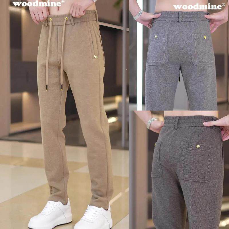 北嘉服饰秋季毛呢舒适百搭男休闲裤潮流修身小直筒时尚品质卫裤