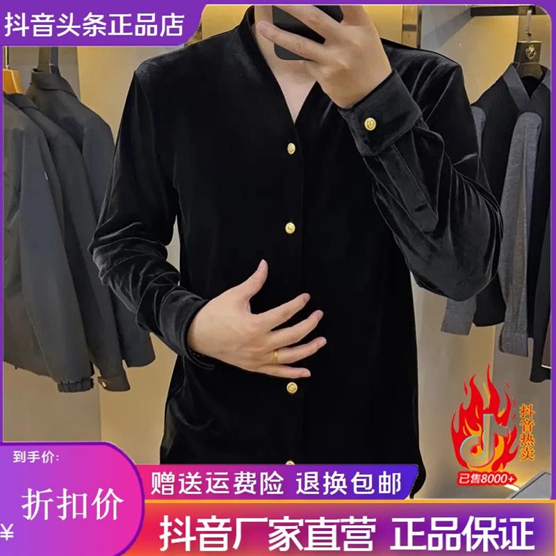 路西威男装秋冬E新款2025男衬衫