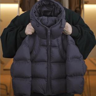 慕盛优选奢品加J倍绒冬季男童连帽羽B绒服白鸭绒保暖百搭外套加厚