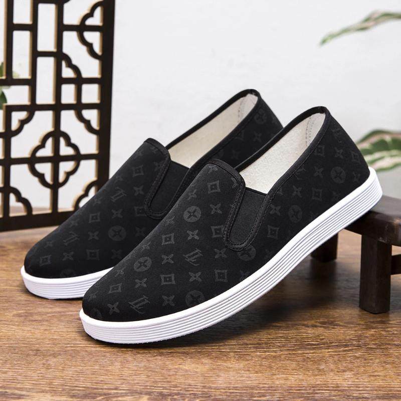 梵斯奇男装老北京男士布鞋劳保鞋橡胶底单鞋中年人一脚蹬爸爸鞋,流行男鞋,布鞋,淘宝优惠券,粉丝福利购,淘宝优惠卷