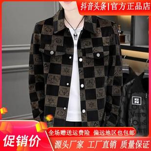 潮流夹克帅气翻领上 春秋外套时尚 双十二Cloud轻奢2号店u新款 男士