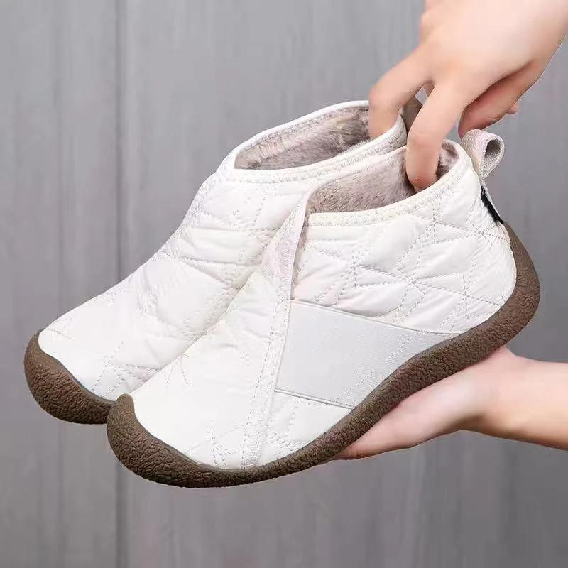 聚宝生活家加绒加厚新款低帮棉鞋软底防P滑加绒轻便休闲时尚女鞋