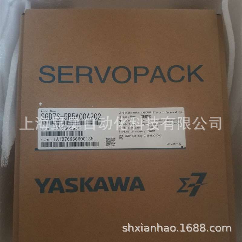 安川伺服驱动器SGD7S-5R5A00A/7R6A00A/120A00A/180A00A002/B202