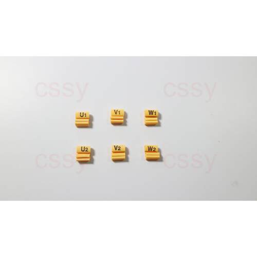 电机异型号码管数字管标示管套管U1V1W1U2V2W220-35平方