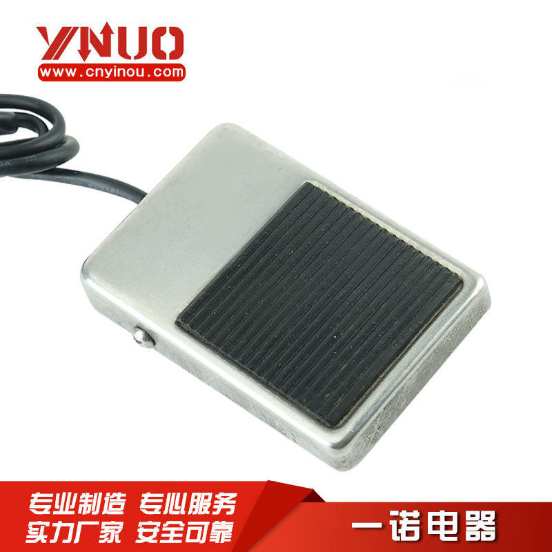 方形不锈钢脚踏开关控制器电源踏板脚踩自复位EN(TFS)-1控制开关