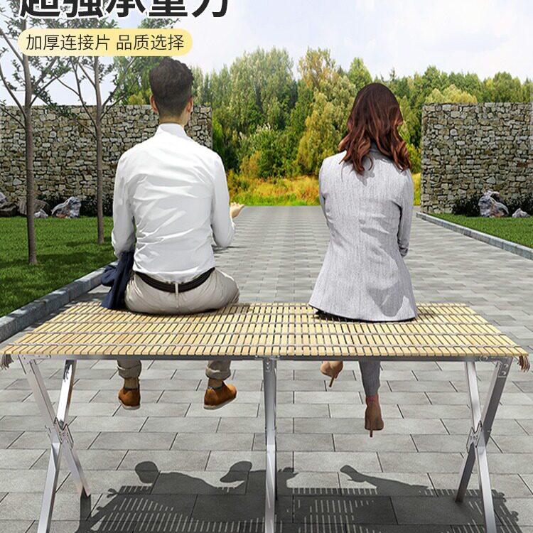 便携地摊架子摆货架可伸缩折叠竹席摆摊桌子多功能夜市摊位展包邮