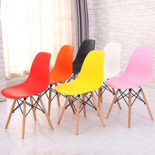 香江办公设计师椅简约时尚休闲塑料椅创意电脑椅子办公餐椅会议椅
