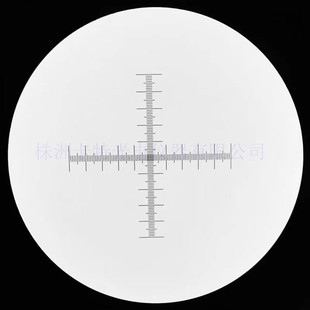 CAT933 显微镜测微尺 奥林巴斯目镜 分划板 十字标尺 0.01mm  1mm