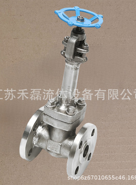 阀杆加长100mm150LB300低温截止阀F304F316RF面凹凸面MFM6分DJ41Y