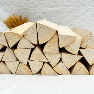 原木柴篝火装 饰饭店民宿木柴橱窗野火灶E18 饰壁炉真火木头客厅装