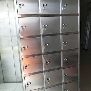 不銹鋼更衣柜 工廠員工儲物浴室多門帶鎖掛衣寄存無塵柜子可制作