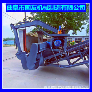 国友 履带式双联动伸缩扒料机 料场自动取料快速扒渣机