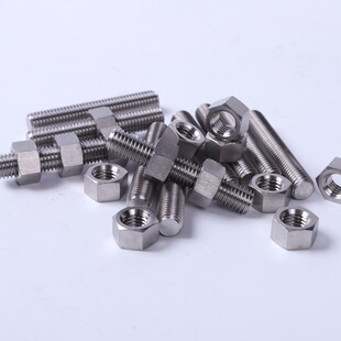 TC4钛合金螺母 高强度钛螺丝螺杆 紧固件六角螺帽Ti-6Al-4V钛合金
