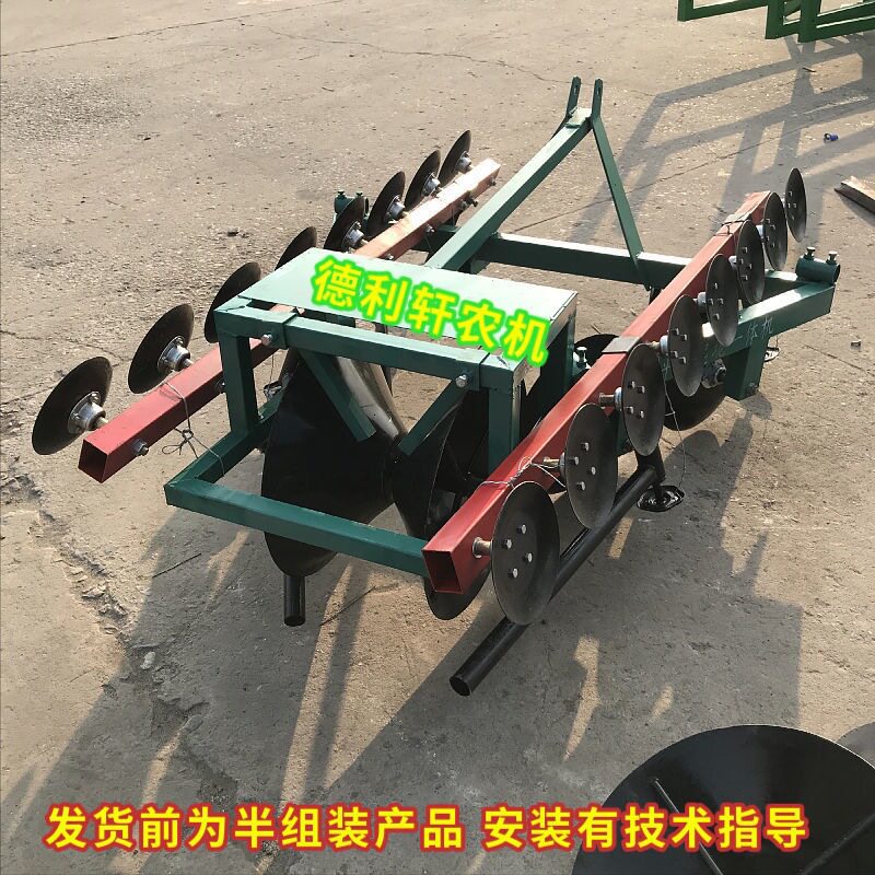 平地起垄机 四轮拖拉机配套筑埂机 圆盘打梗机 小麦平地打梗机