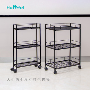 多功能可拆装推车置物架 浴室厨房夹缝窄缝多层置物收纳架万向轮