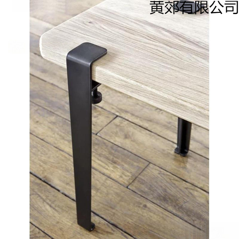免打孔桌脚支架桌腿办公木板茶几可移动升降桌子腿支撑架方桌圆形