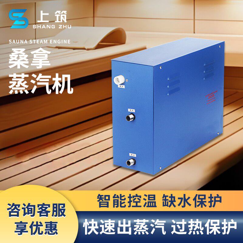 桑拿蒸汽机电加热器设备蒸汽炉湿蒸机浴室家商用湿蒸机蒸汽房设备