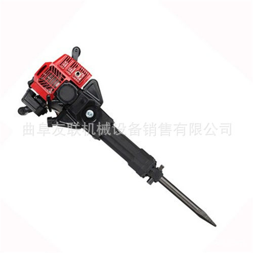 路面整修手提式冲击锤 破碎震动两用捣固镐 汽油大马力冲击锤