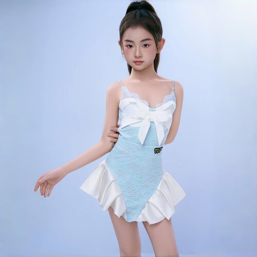 TOP新品南塔特威特蝴蝶蕾丝气质显白拉丁舞蹈练习服分体练功舒适