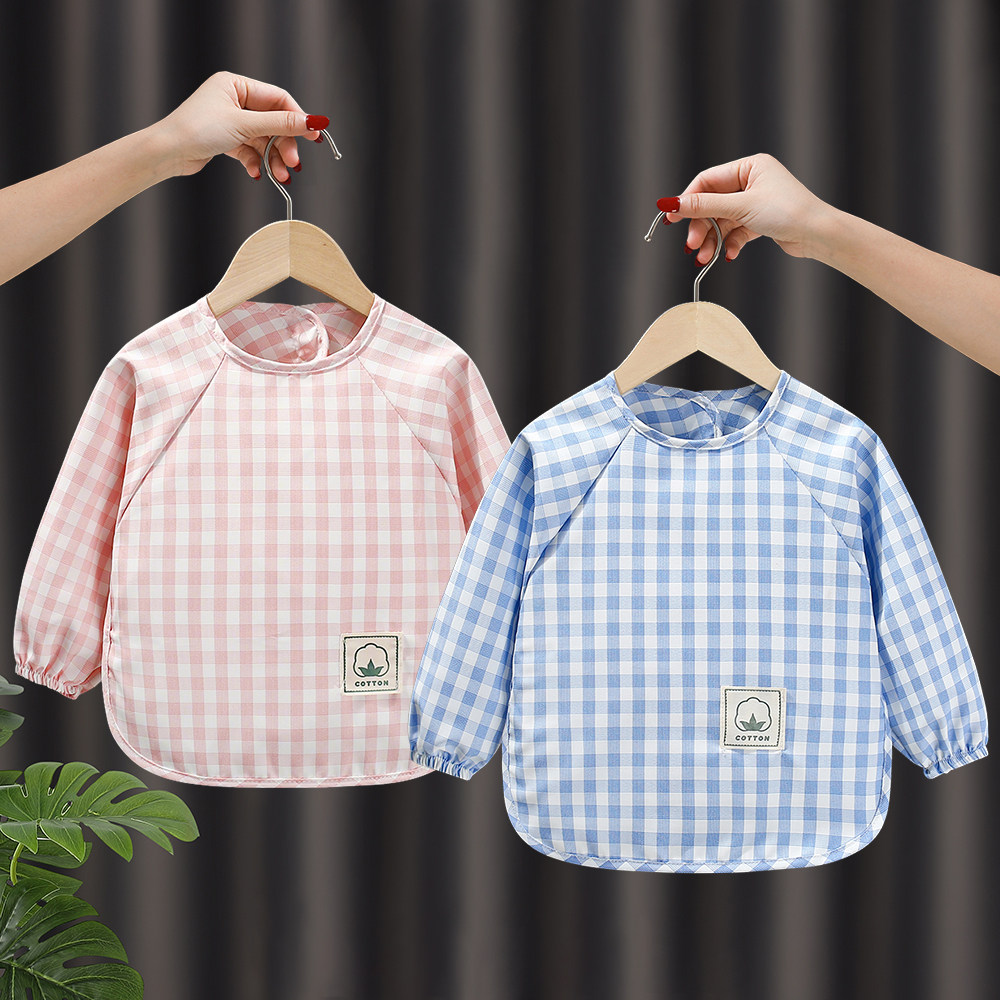 春秋棉布宝宝罩衣儿童围裙防水防脏吃饭围兜护衣男女婴幼儿反穿衣,童装/婴儿装/亲子装,反穿衣/罩衣,淘宝优惠券,粉丝福利购,淘宝优惠卷