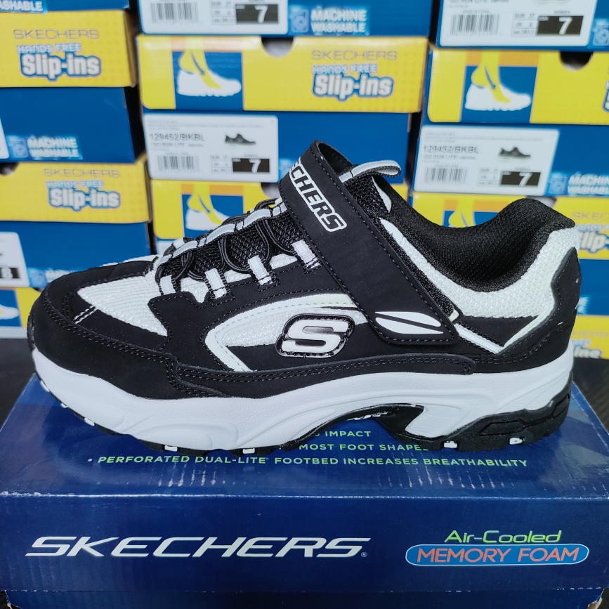 斯凯奇男童复古拼接熊猫运动鞋