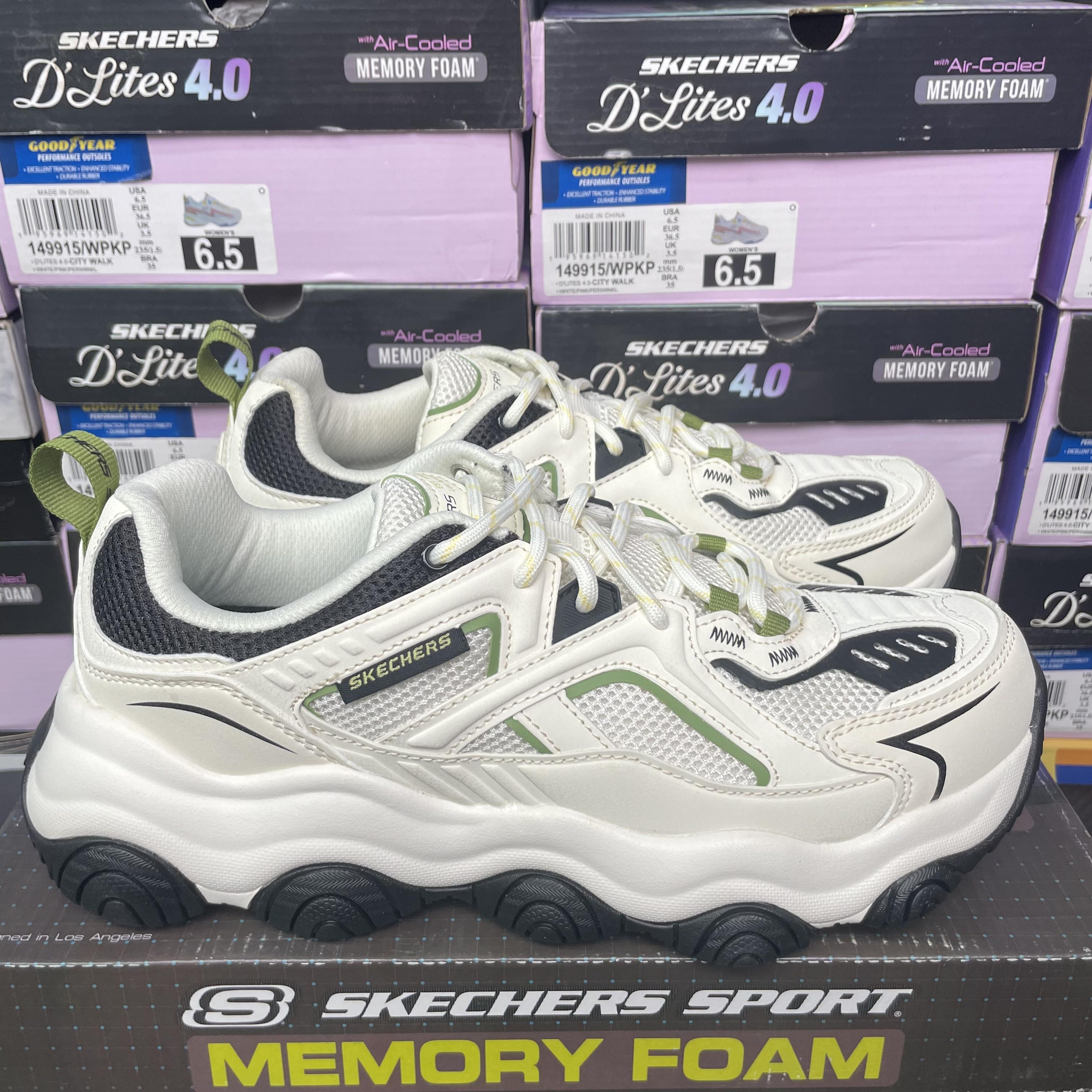 斯凯奇波波熊厚底老爹鞋熊猫鞋