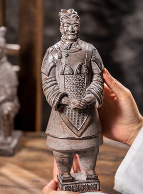 28CM兵马俑摆件工艺品陕西西安旅游纪念品仿古创意礼品教学用品