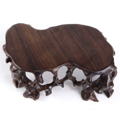 根雕底座实木质雕刻工艺品摆件奇石底座黑檀玉器紫砂茶壶底座木托