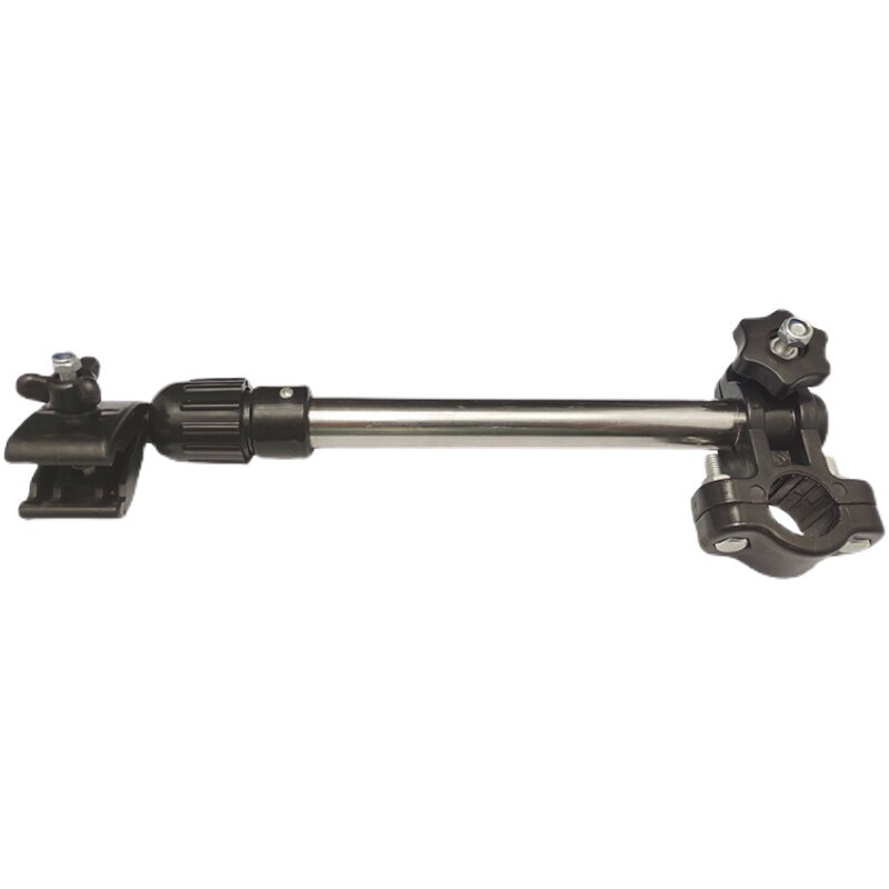 电动轮椅车伞架轻便可折叠不锈钢万向雨伞架配件遮阳防晒伞架通用