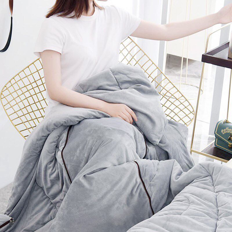 可定制加厚抱枕被子两用珊瑚绒汽车沙发靠垫办公室午休折叠小老虎