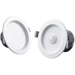 东君嵌入式暗装LED消防应急筒灯 2.5寸3.5寸4寸6寸人体感应天花灯