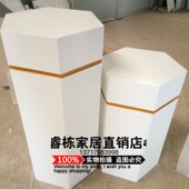 发光展台智能锁展示台中岛高档地台 六角地台展柜式 无人机 展示台