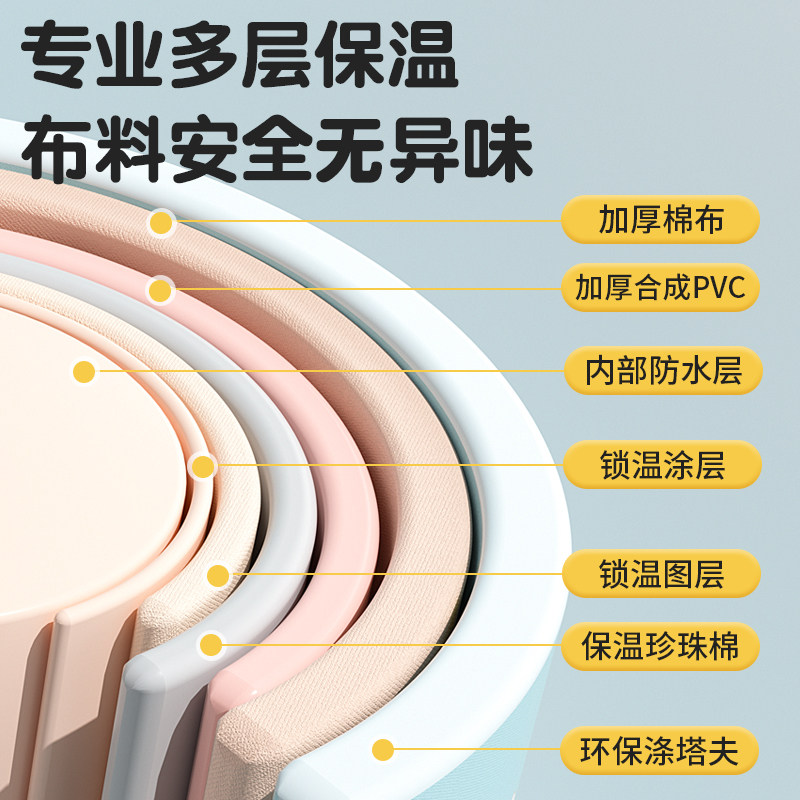 儿童洗澡桶婴儿游泳桶家用宝宝泡澡桶可折叠浴桶新生儿沐浴桶可坐,婴童用品,浴盆/浴桶,淘宝优惠券,粉丝福利购,淘宝优惠卷