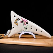 陶笛乐器12孔AC专业演奏儿童学生成人中音c调十二孔6陶埙六初学者