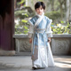 旦古装 中国风古风国学服小男孩元 演出服 加绒儿童唐装 男童汉服冬款