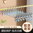 夾衣架褲 子專用家用無痕強力防滑jk裙夾掛衣伸縮晾曬架 架夾子褲 褲