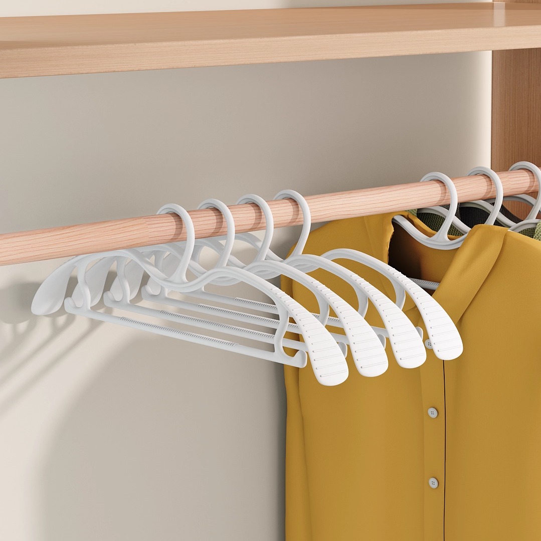 宽肩短颈衣架挂矮缩脖子