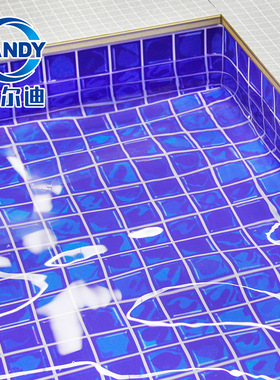 【520水晶蓝马赛克胶膜】PVC胶膜钢结构泳池防水装饰水池内胆内衬